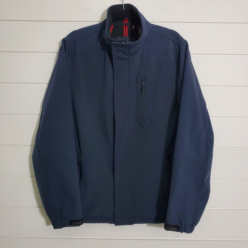 Calvin Klein Men's Wind Resistant Navy Blue Jacket. Size: M‎